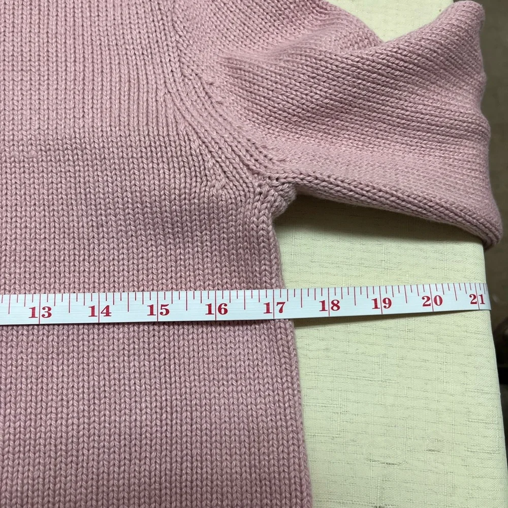 NWT J.Crew XXS pink cotton turtleneck sweater